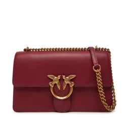 Torebka PINKO. Czerwone torebki do ręki damskie Pinko, bez wzorów, wizytowe, bez dodatków. Za 739.99 zł.