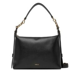 Torebka Furla. Czarne torebki do ręki damskie Furla, bez wzorów, klasyczne, bez dodatków. Za 1,769.00 zł.