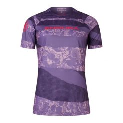 Damski jersey Endura Patchwork Ltd. Czerwone koszulki sportowe damskie ENDURA, bez wzorów, z jersey, rowerowe. Za 246.99 zł.