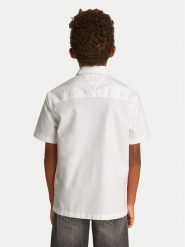 Tommy Hilfiger Koszula KB0KB09554 D Biały Regular Fit. Białe koszule dla chłopców Tommy Hilfiger, bez wzorów, z bawełny, bez kołnierzyka, bez ramiączek. Za 159.99 zł.