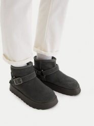 G-Star Raw Śniegowce CEO-ZEHRA-01 Szary. Szare śniegowce i trapery damskie G-Star, ze skóry. Za 329.99 zł.