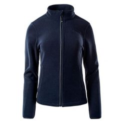 Bluza Polarowa Damska Nader. Niebieskie bluzy sportowe damskie Hi-tec, bez wzorów, z polaru, bez kaptura, trekkingowe. Za 119.99 zł.