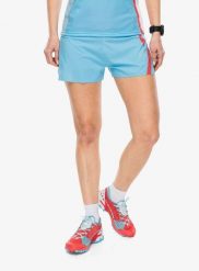 Spodenki do biegania damskie La Sportiva Flow 3in Short. Niebieskie szorty sportowe damskie La Sportiva, na lato, m, bez wzorów, z materiału, do biegania. Za 406.99 zł.