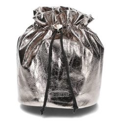 Srebrny Plecak Big Star Modny Worek Na Plecy Damski. Szare plecaki damskie Big Star Accessories, bez wzorów, retro. Za 139.00 zł.