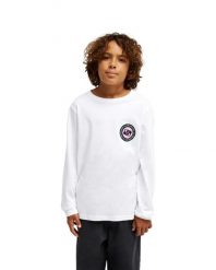 Koszulka dla Chłopcy EV DUALITY Biały. Białe t-shirty dla chłopców Quiksilver, bez wzorów, z bawełny, bez ramiączek. Za 84.99 zł.