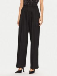 Guess Spodnie materiałowe W5RB68 WGXM2 Czarny Regular Fit. Czarne spodnie materiałowe damskie Guess, m, z aplikacjami, z materiału. Za 299.99 zł.