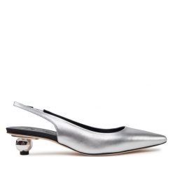 Czółenka Weekend Max Mara. Szare czółenka damskie Weekend Max Mara, bez wzorów, bez obcasa, bez zapięcia. Za 1,169.00 zł.