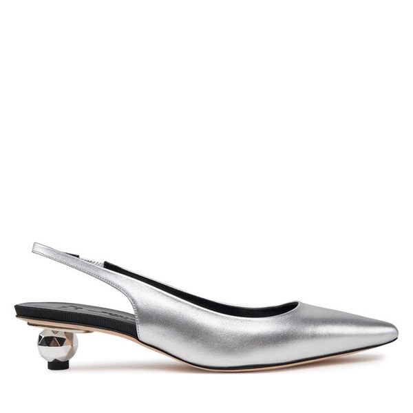 Czółenka Weekend Max Mara. Szare czółenka damskie Weekend Max Mara, bez wzorów, bez obcasa, bez zapięcia. Za 1,169.00 zł.