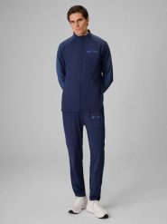4F Spodnie treningowe szybkoschnące męskie 4F | Robert Lewandowski - granatowe XL. Niebieskie spodnie sportowe męskie 4f, m, bez wzorów, z dresówki, na fitness i siłownię. Za 229.99 zł.
