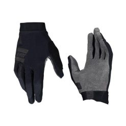 Rękawice rowerowe dziecięce LEATT Glove MTB 1.0 GripR Junior. Czarne rękawiczki dziecięce LEATT, bez wzorów. Za 183.27 zł.