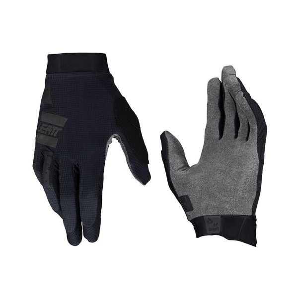 Rękawice rowerowe dziecięce LEATT Glove MTB 1.0 GripR Junior. Czarne rękawiczki dziecięce LEATT, bez wzorów. Za 183.27 zł.