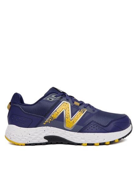 New Balance Buty do biegania 410v8 MT410BG8 Niebieski. Niebieskie buty sportowe męskie New Balance, z materiału, bez zapięcia, do biegania. Za 269.99 zł.