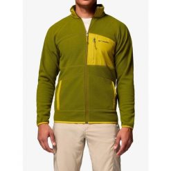 Kurtka polarowa Columbia Fast Trek Overlay Full Zip. Zielone kurtki sportowe męskie Columbia, s, bez wzorów, z polaru, trekkingowe. Za 309.69 zł.