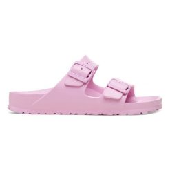 BIRKENSTOCK ARIZONA EVA FONDANT PINK Klapki damskie. Czerwone klapki damskie Birkenstock, bez wzorów, z materiału, klasyczne, bez obcasa. Za 179.99 zł.
