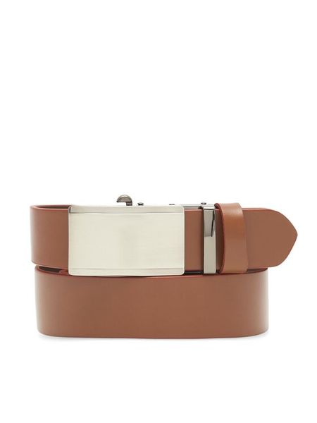 Lasocki Pasek Męski 2M2-004-SS24 Brązowy. Brązowe paski damskie Lasocki, bez wzorów, ze skóry. Za 109.99 zł.