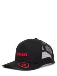 HUGO Czapka - Marsel Trucker Mężczyźni Bawełna czarny, ONE SIZE. Czarne czapki i kapelusze męskie Hugo, bez wzorów, z bawełny, klasyczne. Za 159.95 zł.