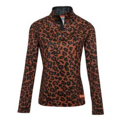 Bluza narciarska Damska Gareth & Lucas The One Hundred and Twenty-One. Brązowe bluzy damskie GARETH & LUCAS, bez wzorów, z elastanu, bez kaptura, narciarskie. Za 229.99 zł.