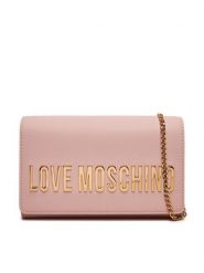 LOVE MOSCHINO Torebka JC4103PP1LKD0600 Różowy. Czerwone listonoszki damskie Love Moschino, bez wzorów, ze skóry, bez dodatków. Za 659.99 zł.