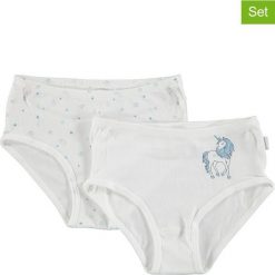 Majtki (2 pary) w kolorze białym. Bielizna dla dziewczynek marki Schiesser Kids. W wyprzedaży za 49.95 zł.