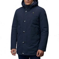 Kurtka BLAUER CHESTER Niebieski. Niebieskie kurtki męskie Blauer, m, bez wzorów, z tkaniny, bez kaptura. Za 1,150.99 zł.