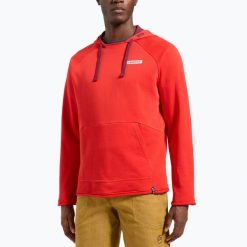 Bluza trekkingowa męska La Sportiva Telendos Hoody. Czerwone bluzy męskie La Sportiva, m, bez wzorów, bez kaptura. Za 319.99 zł.