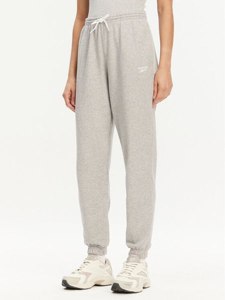 Reebok Spodnie dresowe 100071694 Szary Regular Fit. Szare spodnie dresowe damskie Reebok, xl, bez wzorów, z bawełny. Za 119.99 zł.