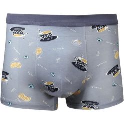 Bokserki Obcisłe, Szare w Kawę, Ciasteczka, Przerwa, Bawełniane, Majtki z Elastanem -ALTIES. Szare bokserki męskie Alties, l, bez wzorów, z bawełny. Za 35.00 zł.