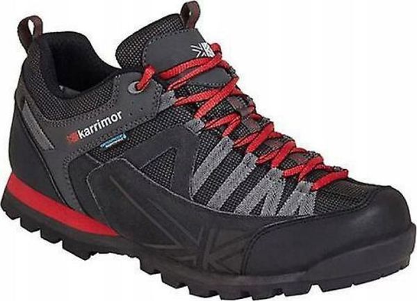 Buty trekkingowe męskie Karrimor Spike Low czarno-czerwone r. 41. Czarne trekkingi męskie Karrimor. Za 325.71 zł.
