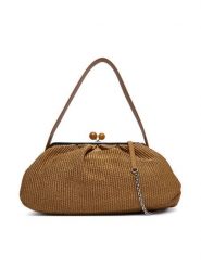 Weekend Max Mara Torebka 2615511095650 Pomarańczowy. Brązowe torebki do ręki damskie Weekend Max Mara, bez wzorów, z syntetyku, wizytowe, bez dodatków. Za 1,739.00 zł.