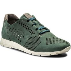 Półbuty JOSEF SEIBEL - Tom 33 52833 869 590 Aqua. Zielone półbuty na co dzień męskie Josef Seibel, z materiału. W wyprzedaży za 259.00 zł.