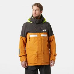 Kurtka Helly Hansen Pier 4.0. Brązowe kurtki męskie Helly Hansen, bez wzorów, żeglarskie. Za 1,172.50 zł.