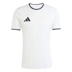 T-Shirt Adidas Sport Ent26 Jsy Dorośli. Białe t-shirty męskie Adidas, l, bez wzorów, z materiału, klasyczne, bez kołnierzyka. Za 133.99 zł.