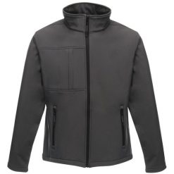 Męski Softshell Octagon II. Czarne kurtki sportowe męskie Regatta, m, bez wzorów, z softshellu, trekkingowe. Za 215.99 zł.