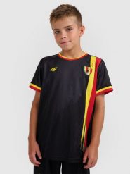 4F Koszulka klubowa wyjazdowa z sezonu 2025/26 dziecięca 4F x Korona Kielce - multikolor 110/116. T-shirty dla chłopców 4f, bez wzorów, z dzianiny, bez ramiączek. Za 269.99 zł.