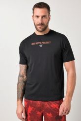 Męska T-shirt FLEXNAMIC® fitness Belly Fit rękaw 1/2 nadruki do rozm. 7 XL. Czarne t-shirty męskie JAY-PI, m, bez wzorów, z bawełny, sportowe, bez kołnierzyka. Za 139.99 zł.