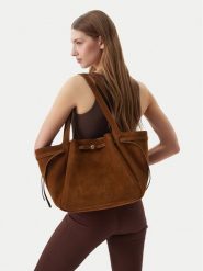 Tory Burch Torebka 178158 Brązowy. Brązowe torebki do ręki damskie Tory Burch, bez wzorów, ze skóry, bez dodatków. Za 3,069.00 zł.