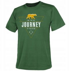 T-Shirt (Journey to Perfection) - Monstera Green - XL/Regular. Zielone t-shirty męskie HELIKON, m, bez wzorów, bez kołnierzyka. Za 151.28 zł.
