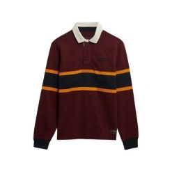 Koszulka polo Vintage Athletic Superdry. Czerwone koszulki polo męskie Superdry., m, bez wzorów, eleganckie, bez ramiączek. Za 331.75 zł.