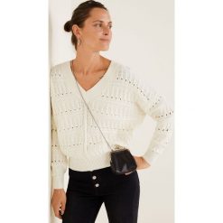 Mango - Sweter Limonada. Szare swetry damskie Mango, z bawełny. Za 139.90 zł.