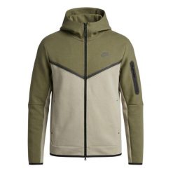 Bluza z Kapturem I Suwakiem Na Całej Długości Tech Fleece Rozmiar S Zielony - H…. Zielone bluzy męskie Nike, s, bez wzorów, z bawełny, z kapturem. Za 558.75 zł.