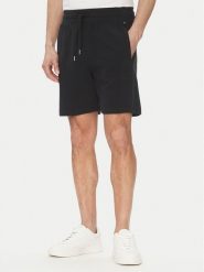 BOSS Szorty sportowe 50540522 Czarny Regular Fit. Czarne krótkie spodenki sportowe męskie Boss, l, bez wzorów, z bawełny. Za 249.99 zł.