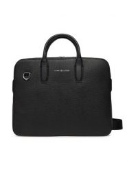Tommy Hilfiger Torba na laptopa Th Business Leather Computer Bag AM0AM13642 Czarny. Czarne torby na laptopa męskie Tommy Hilfiger, bez wzorów, ze skóry. Za 779.99 zł.