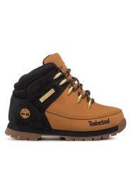 Timberland Trapery Euro Sprint TB0A1NLB2311 Brązowy. Brązowe buty zimowe chłopięce Timberland, bez wzorów, z nubiku, bez zapięcia. Za 449.99 zł.