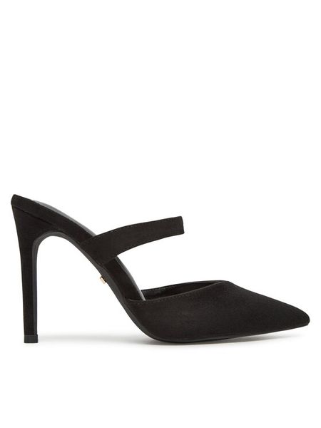 DeeZee Klapki HT78401-7 Czarny. Czarne klapki damskie DeeZee, bez wzorów, z materiału, bez obcasa. Za 139.99 zł.