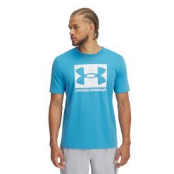 Koszulka Under Armour ABC Camo Boxed Logo. Białe koszulki sportowe męskie Under Armour, m, bez wzorów, z materiału, bez kołnierzyka, bez ramiączek, na fitness i siłownię. Za 154.50 zł.