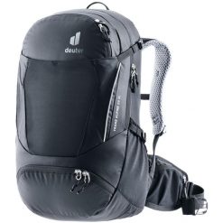 Plecak na rower damski Deuter Trans Alpine 28 SL. Czarne plecaki damskie Deuter, bez wzorów, z materiału, biznesowe. Za 568.69 zł.