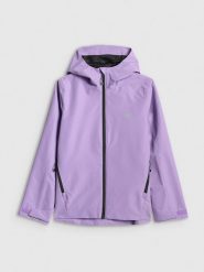 4F Kurtka membrana 5000 dziewczęca - fioletowa 122 (6-7 lat). Fioletowe kurtki i płaszcze dla dziewczynek 4f, bez wzorów, bez kaptura. Za 179.99 zł.