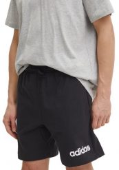 Krótkie Spodenki Adidas Sport M Lin Sj Sho Dorośli. Czarne krótkie spodenki sportowe męskie Adidas, m, bez wzorów, z bawełny, na fitness i siłownię. Za 146.80 zł.