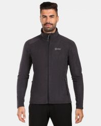 Męska bluza polarowa Kilpi GLAMER-M. Czarne bluzy męskie Kilpi, l, bez wzorów, z materiału, bez kaptura. Za 267.13 zł.