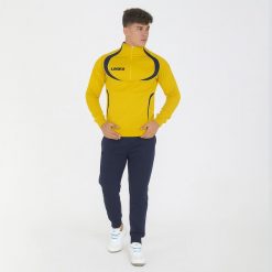 Komplet sportowy ALGERIA MESSICO. Żółte buty sportowe męskie Legea, z dresówki, bez zapięcia, na fitness i siłownię. W wyprzedaży za 107.50 zł.